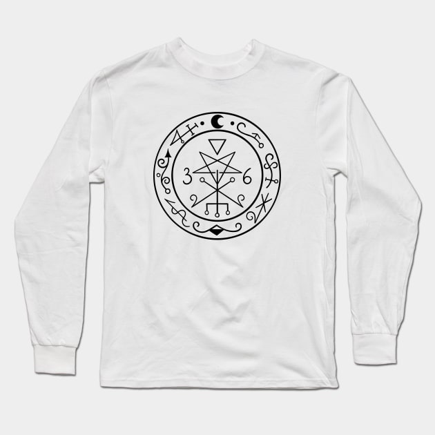 Sigil Lilith Long Sleeve T-Shirt by OccultOmaStore